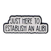 Metal color: Light Yellow Color, Main Stone Color: MULTI - Quotes Enamel Pins Cartoon Women's Brooches Men Lapel Pins Letters Badge on Backpack Costume Accessories Phrase Jewelry Gifts