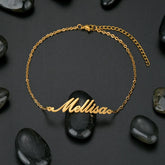 Metal Color: Black Zinc Plated, Length: 16cm, Main Stone Color: Silver - Atoztide Personalized Custom Name Bracelet for Women Men Stainless Steel 10mm Cuban Chain Nameplate Handmade Bangle Jewelry Gift