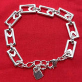 Metal Color: Imitation Rhodium Plated - gift of New Hot Spanish jewelry lightweight luxury jewelry bracelet ladies party exquisite accessories high-quality gifts