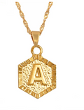 Color: Gold J, Size: 45cm - Women Charm A-Z Alphabet Letter Pendant Necklaces Stainless Steel Initial 26 Letters Necklace Glamour Choker Jewelry