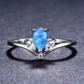 Color: Silver, Size: 9number - Exquisite and simple ring