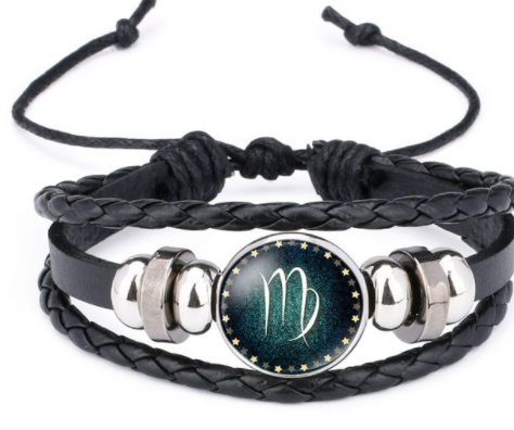 constellation: Virgo glowing - Twelve constellations time gem bracelet
