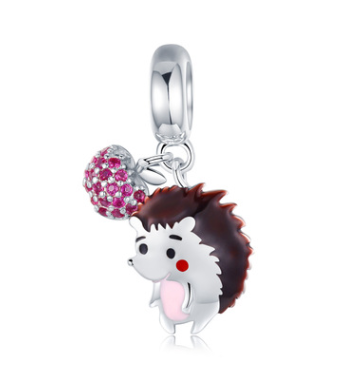 Color: Hedgehog fruits - Cute animal beaded bracelet accessories