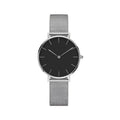 Color: Black White - Mesh belt watch