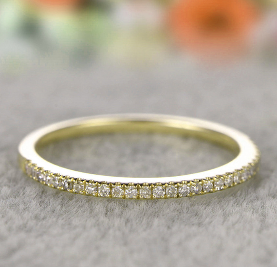 الحجم: ذهبي مقاس 6 أمريكي - خاتم زفاف وخطوبة نسائي مرصع بأحجار الراين