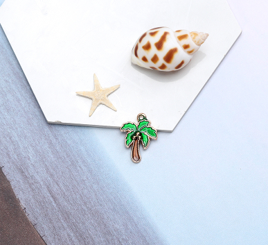 Style: 23 - Alloy Drop Oil Marine Series Pendant Handmade Material Pack Ear Stud Earrings Ear clip Ear Accessories DIY Accessories