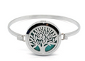Size: 25mm, style: Without drill - European and American fashion titanium steel perfume hollow bracelet stainless steel aroma perfume bracelet bracelet can be plated