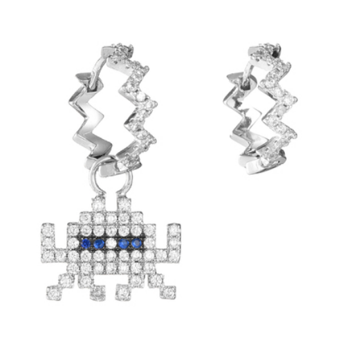 style: 5 style - Fashion Sterling Silver Earrings Wild Personality Earrings