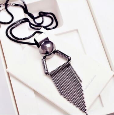 style: 27 - Japan and South Korea long winter sweater chain necklace female fashion jewelry pendant all-match dress factory direct supply