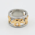 Size: 10, Color: Gold Elements - Elephant Rings