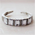 Majestic Diamond Crystal Open Ended Bracelet