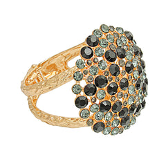 سوار كروي أسود مرصع بأحجار الراين