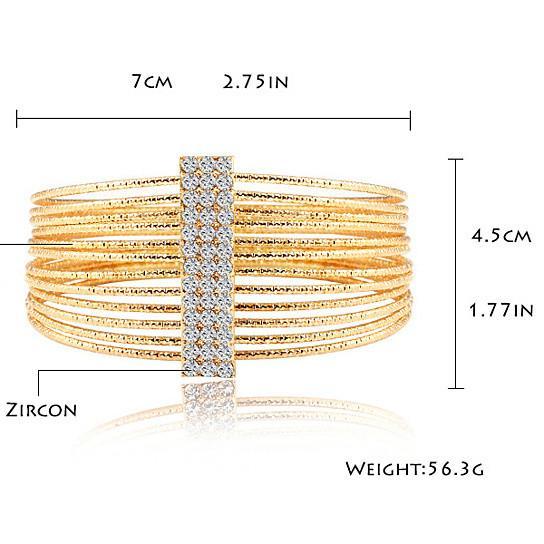 Luxor Crystal Bangles 12 Of Them Together