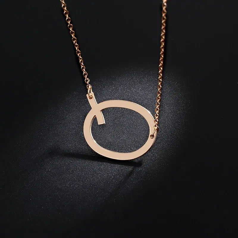 Metal Color: multi - Fashion Metal Necklace Golden Letter Bohemia Simple DIY Romantic Retro Woman's Necklace For Winter Jewelry Gift Free Shipping