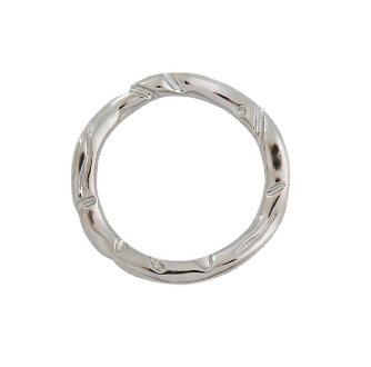 Simple Irregular Wave New 925 Sterling Silver Ring