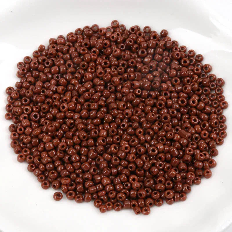 اللون: أخضر، قطر السلعة: 2 ملم - 150-1000 قطعة 2/3/4 ملم خرز بذور زجاجي تشيكي لعمل أساور وقلائد بنفسك، خرز لصنع المجوهرات، أقراط وقلائد يدوية