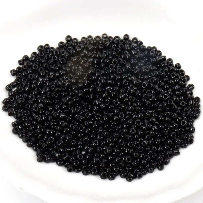 Color: GRAY, Item Diameter: 2mm - 150-1000pcs 2/3/4mm Charm Czech Glass Seed Beads DIY Bracelet Necklace Beads For Jewelry Making DIY Earring Necklace