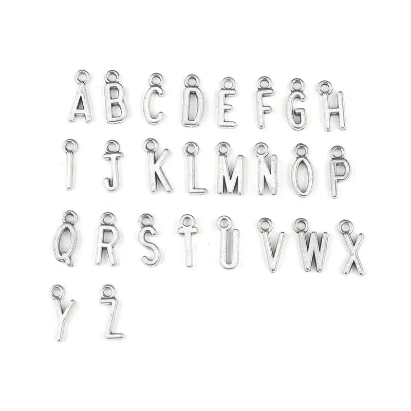 Color: light yellow - 26 Letter Flute Musical Instrument Keychain Music Lovers Key Ring
