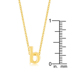 Golden Initial B Pendant
