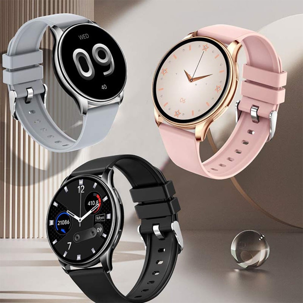 Metal Frame Intelligent  Watch Y23 High-definition Screen Temperature Measurement Heart Rate Blood Pressure Monitoring Bracelet silver grey