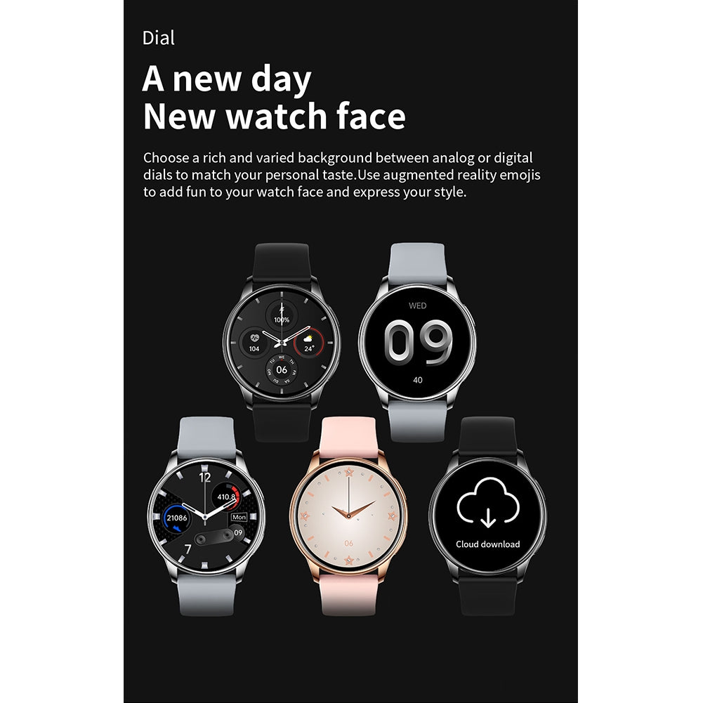 Metal Frame Intelligent  Watch Y23 High-definition Screen Temperature Measurement Heart Rate Blood Pressure Monitoring Bracelet silver grey