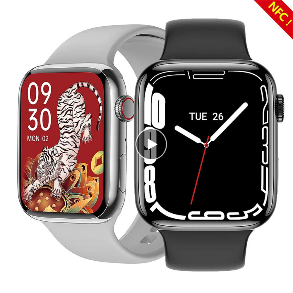 Smartwatch Pd7 Max Iwo 14 Pro Bluetooth Calling Smart Watch 1.8 Inch Touch-screen Bracelet White
