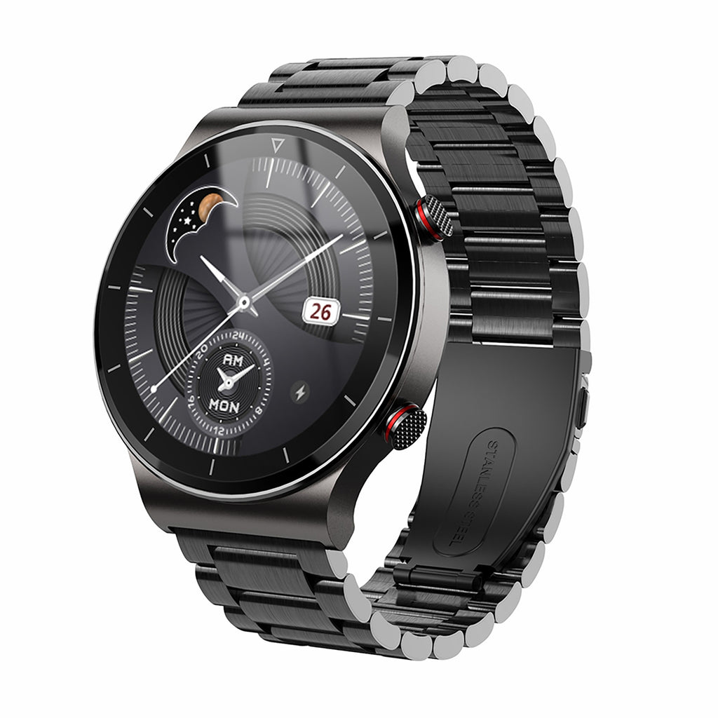 ZEBLAZE I19 Smart Watch Bluetooth Call Music Playback Photo Bracelet Sports Smartwatch Black Steel