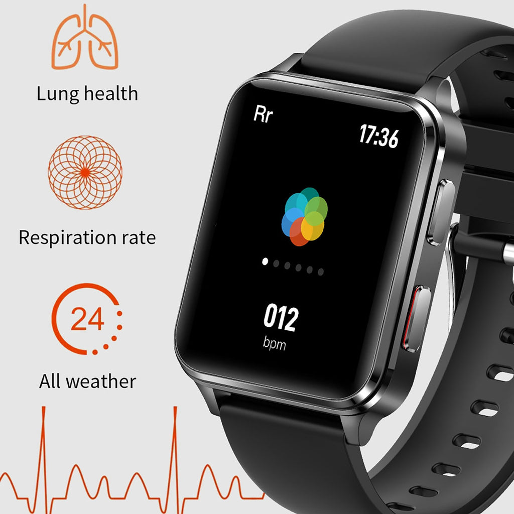 ZEBLAZE Smart Watch S6 Accurate Blood Pressure Blood Oxygen Heart Rate Sleep Monitoring Sports Smartwatch Black