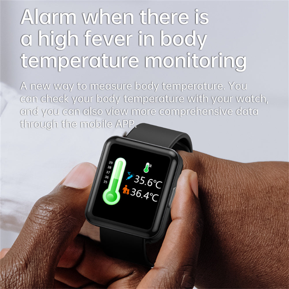 Q333 Smart Sports Watch Heart Rate Monitor Fitness Bracelet Waterproof Watch Black