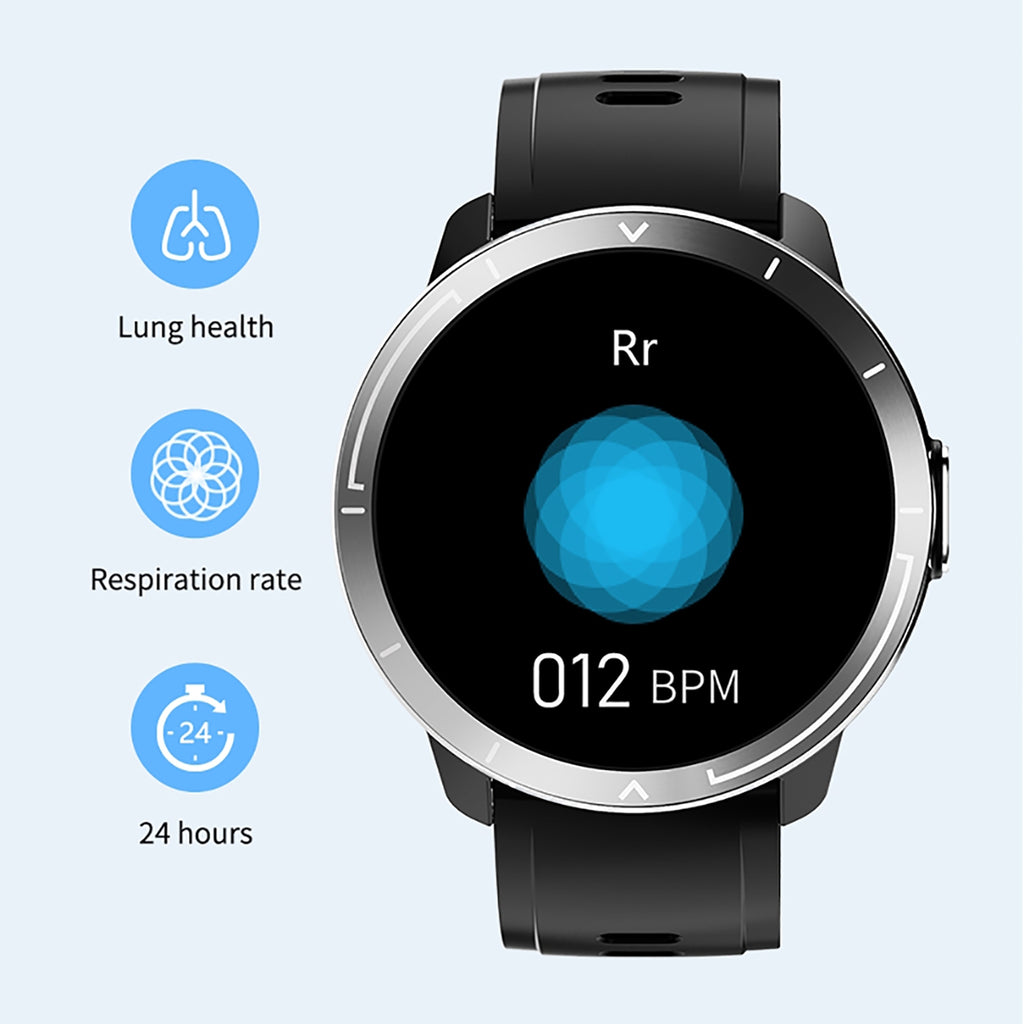 ZEBLAZE M18plus Business Smart Watches Heart Rate Breathing Blood Oxygen Monitoring Multi-sport Bracelet