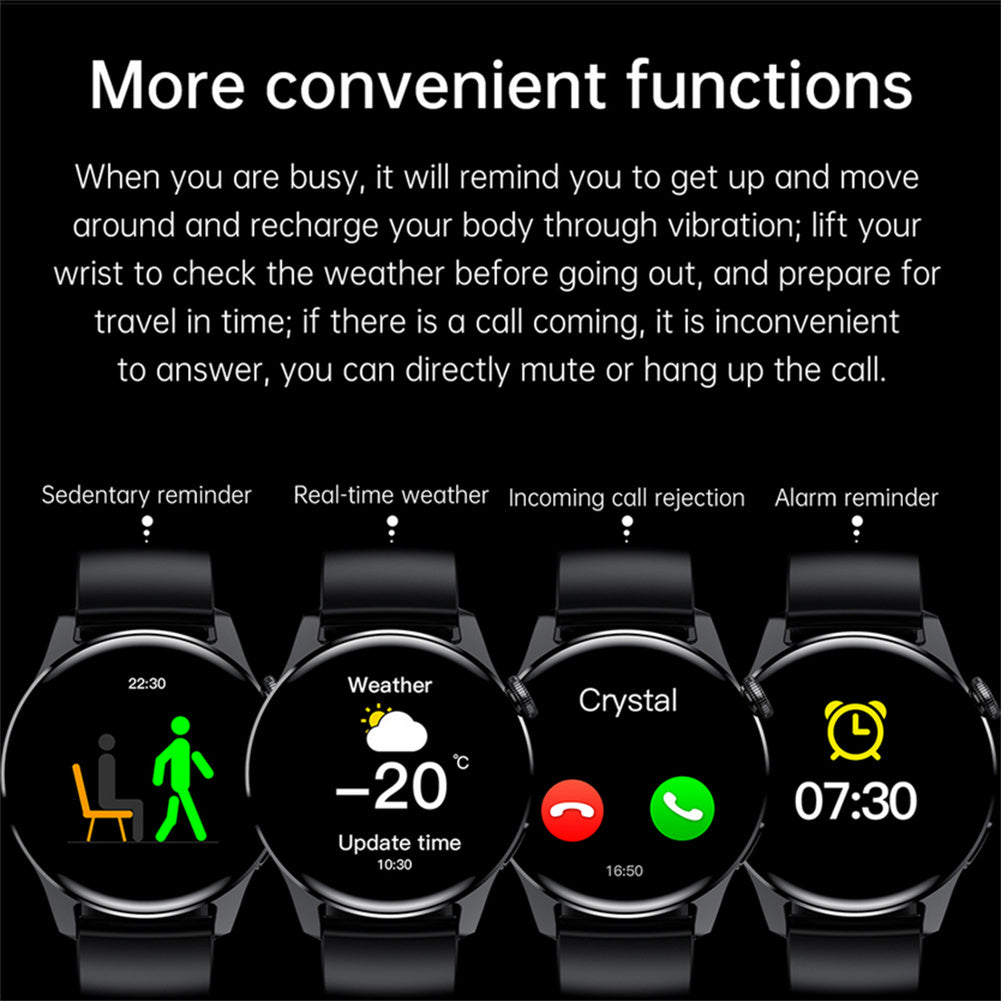 I29 Smart Bracelet Heart Rate Blood Pressure Oxygen Monitor Music Control Bluetooth Call Sports Smartwatch Black