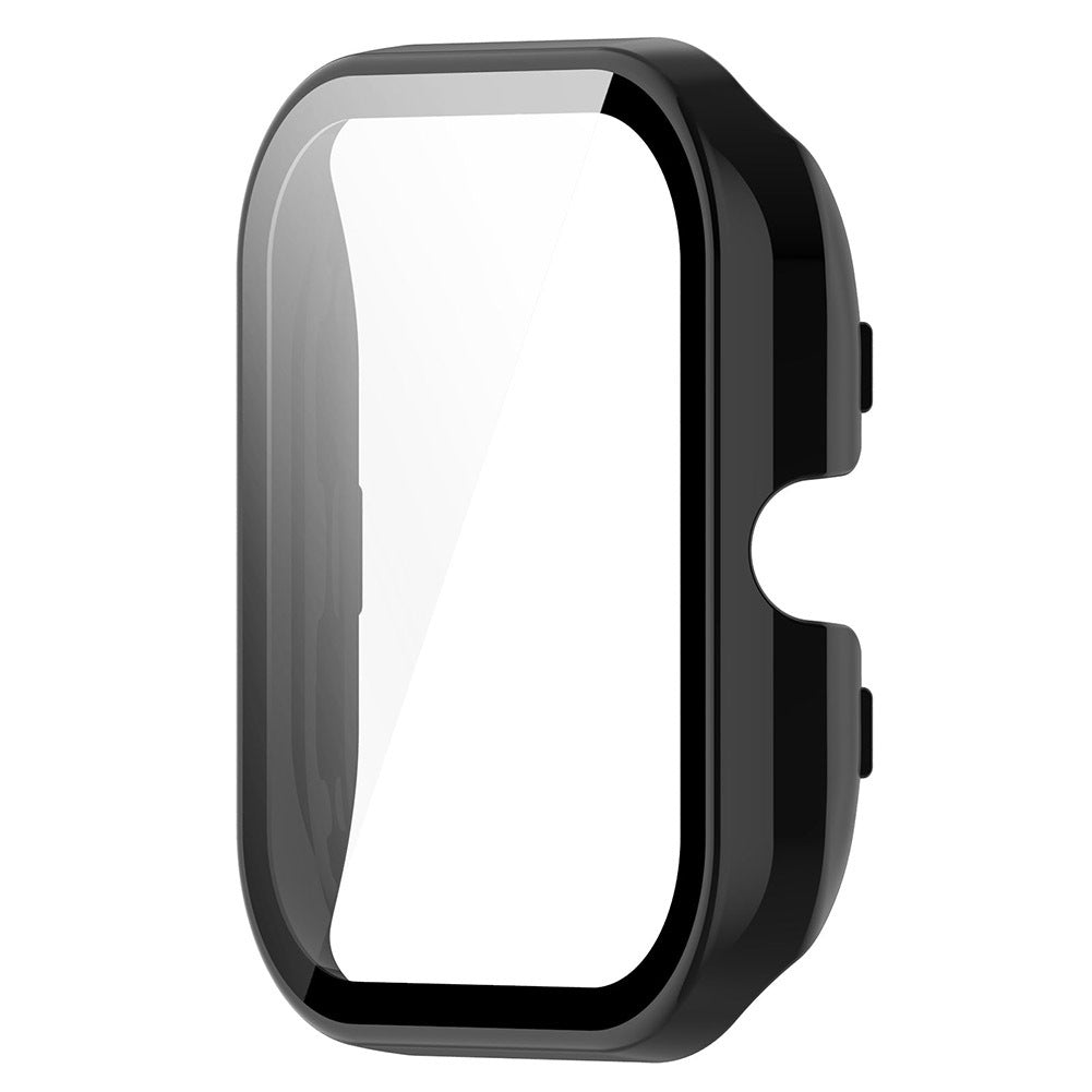 Screen Glass Protector Film Case Compatible For Huami Amazfit Gts4 Mini Smartwatch Full Protective Cover Ink blue
