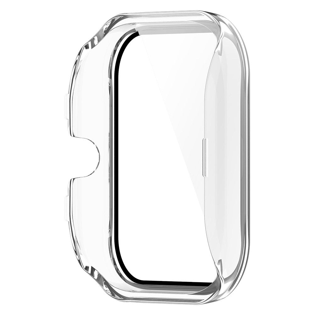 Screen Glass Protector Film Case Compatible For Huami Amazfit Gts4 Mini Smartwatch Full Protective Cover Ink blue