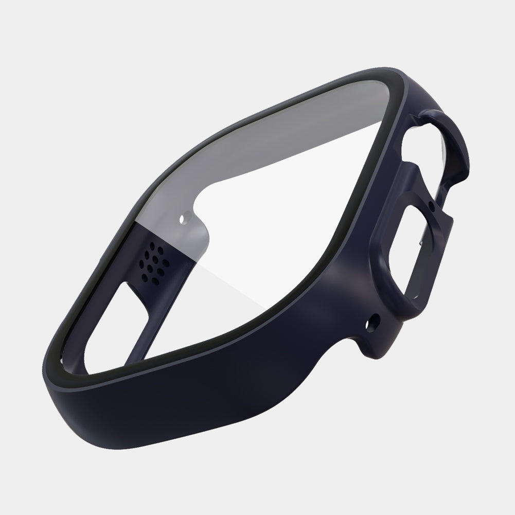 Watch Cover Scratch Proof Protective Case Hollow Frame Screen Protector Compatible For Iwatch Ultra 49mm black