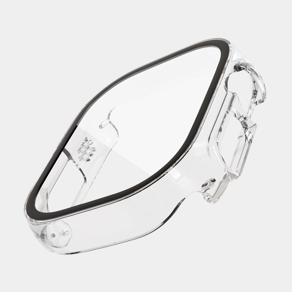Watch Cover Scratch Proof Protective Case Hollow Frame Screen Protector Compatible For Iwatch Ultra 49mm black