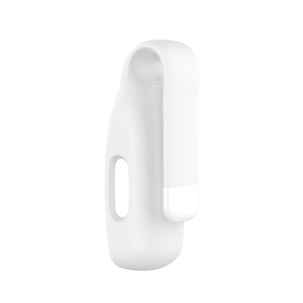 Silicone Protective Case Skin Clip Steel Clip Protector Holder Watch Cover Compatible For Fitbit Inspire3 black