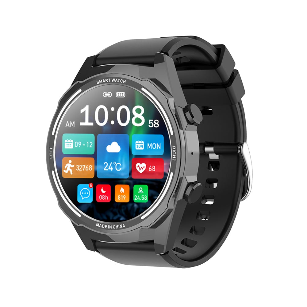 Max16 Smart Watch Bluetooth-compatible Call Offline Payment Pedometer Blood Oxygen Monitoring Smartwatch Black Red