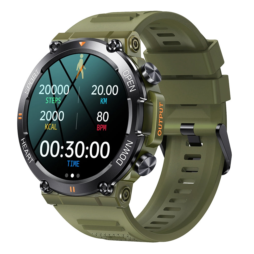 K56pro Smart Watch Bluetooth Call Music Playing Heart Rate Blood Pressure Monitoring Sports Bracelet Black