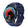 E400 Smart Watch Full Touch Screen Ecg Ppg Blood Oxygen Monitoring Ip68 Waterproof Smartwatch Blue Belt