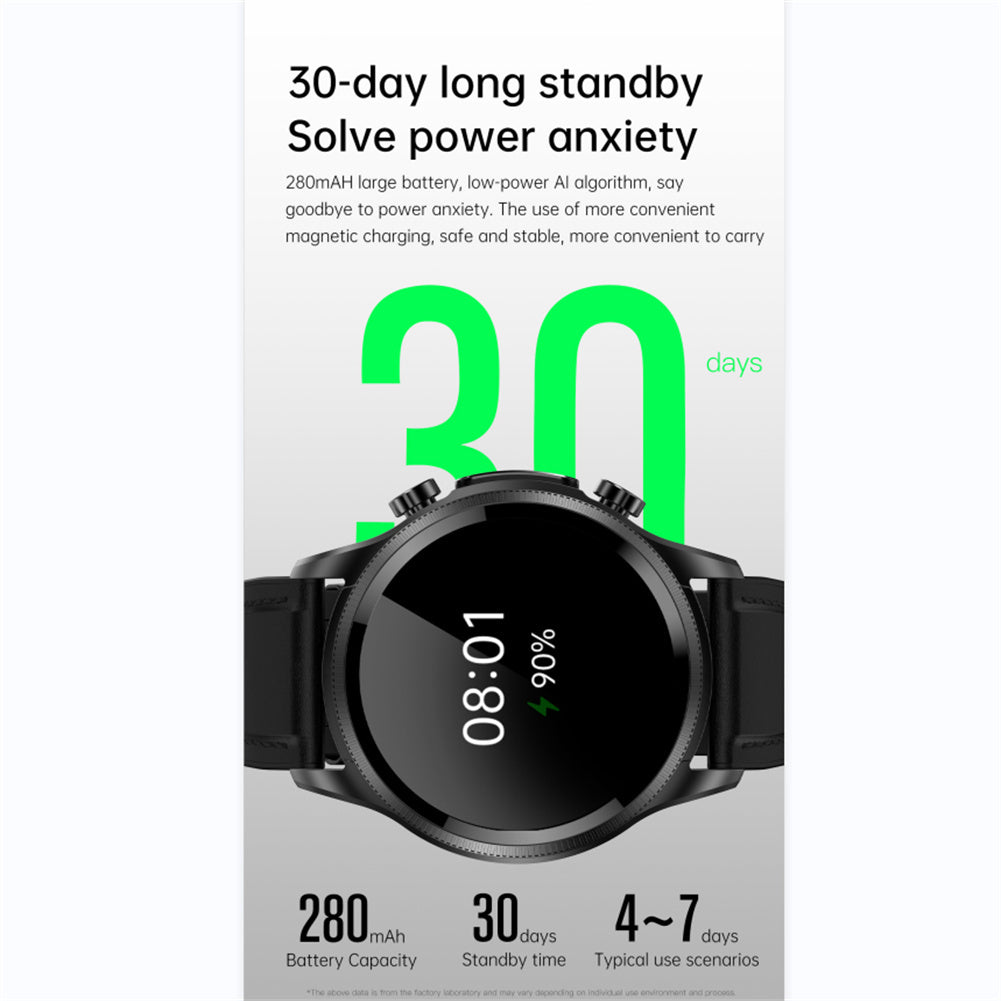 E400 Smart Watch Full Touch Screen Ecg Ppg Blood Oxygen Monitoring Ip68 Waterproof Smartwatch Blue Belt