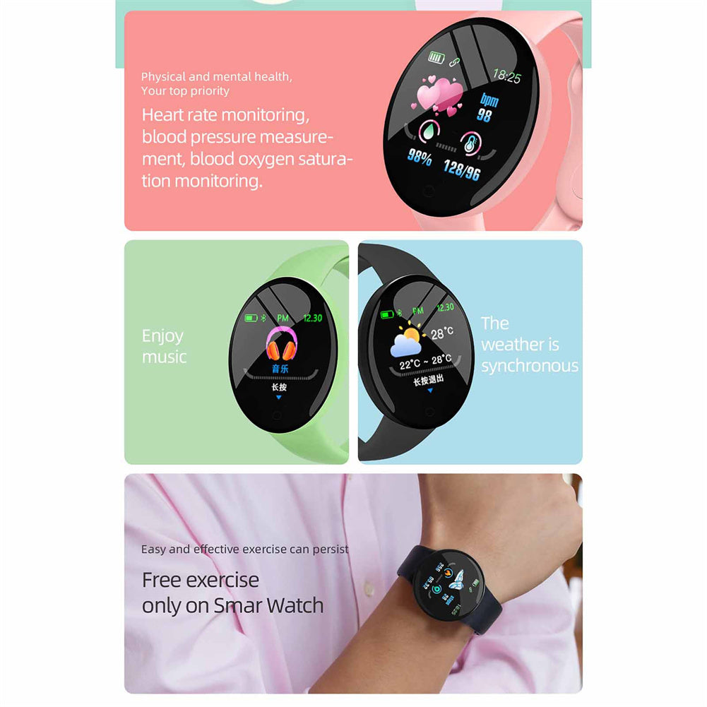D18s Smart Watch 1.44 Inch Screen 90mah Battery Bluetooth 4.0 Sleep Monitor Fitness Bracelet green