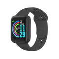 Y68 Pro Smart Watch For Men Women Bluetooth Heart Rate Monitor Fitness Sports Smartwatch (Macaron) black