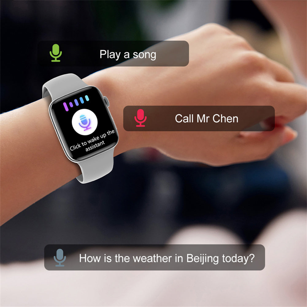 X8 Smart Watch 1.55 Inch Full Touch Screen Bluetooth Heart Rate Monitor Smartwatch for iOS Android Pink
