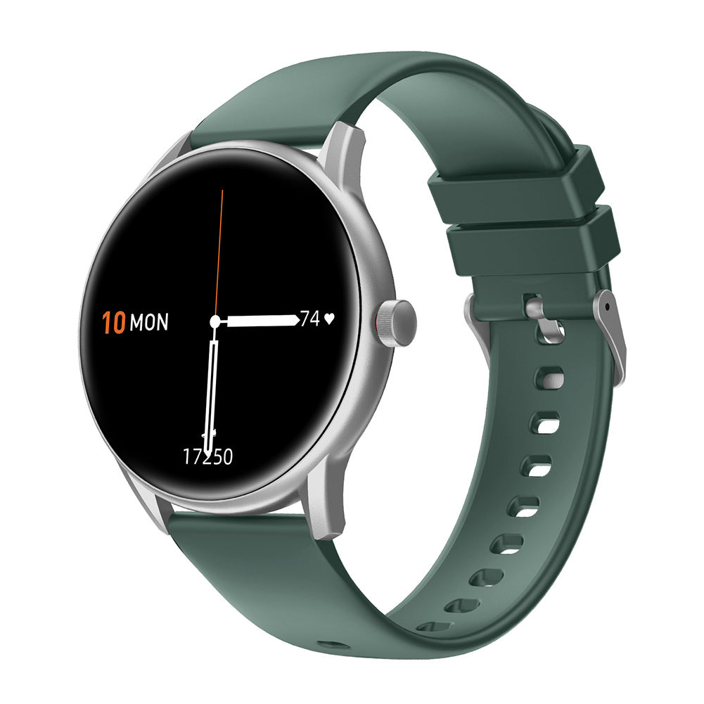 KW06PRO Smart Watch For Men Women 1.28 inch TFT Round 3D Curved Screen 285mAh Battery IP68 Waterproof Fitness Watch silver gray