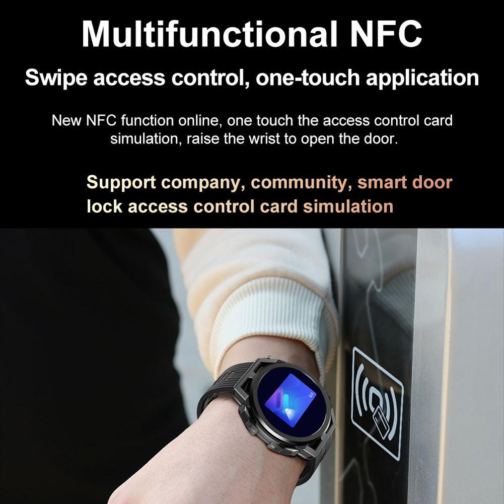 N18 2-in-1 Smart Watch with Earbuds Fitness Tracker Heart Rate Blood Pressure Sleep Monitor Black