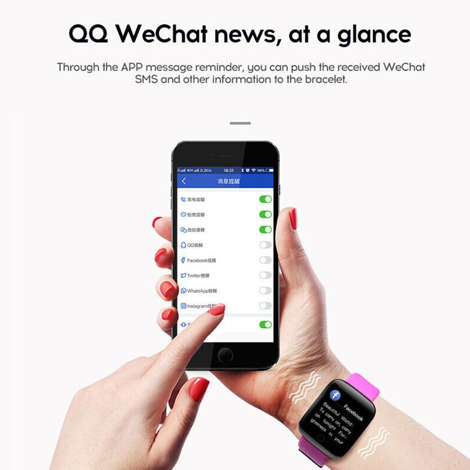 116Plus Smart Watch 1.44 Inch Touch Screen Fitness Smart Watch Heart Rate Monitor Sports Watch For Men Women blue