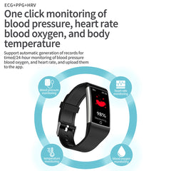 Smartwatch with health monitoring features on a white background