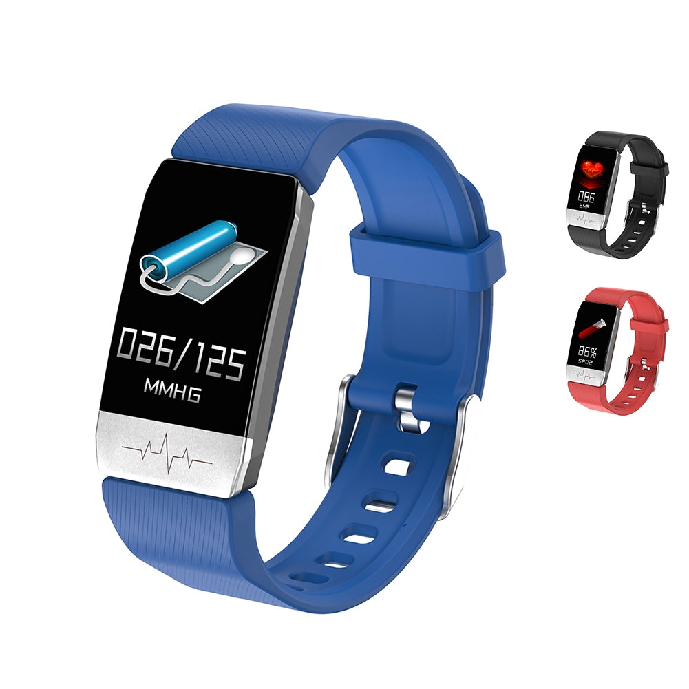T1S 1.14 inch Smart Watch Health Monitoring Heart Rate Blood Pressure Blood Oxygen Monitor Activity Trackers Red