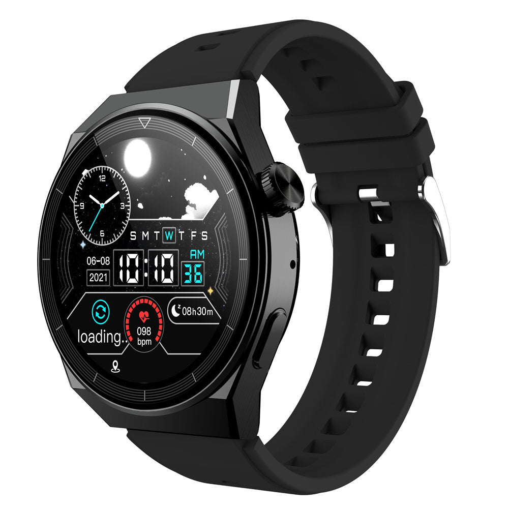 W03pro 1.32 inch Smart Watches Answer/Make Call Waterproof Heart Rate Sleeping Blood Oxygen Blood Pressure Monitor Black