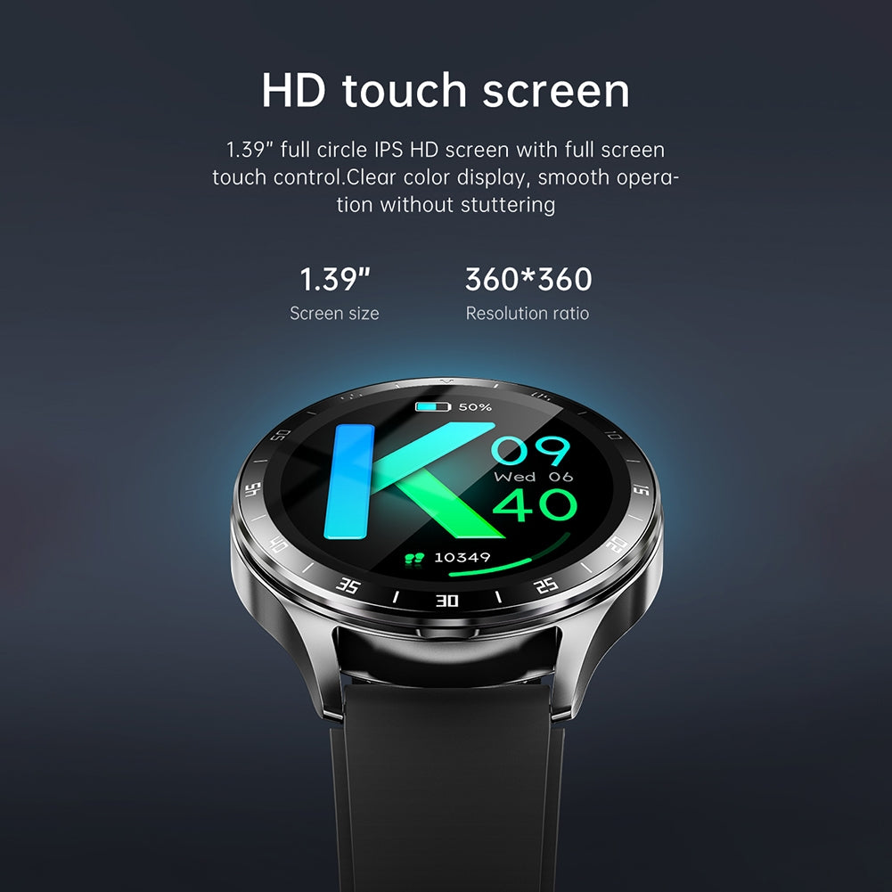 X10 2 In 1 Smart Watch with Earbuds IP67 Waterproof Fitness Tracker with Heart Rate Monitoring Watches with Earbuds Black